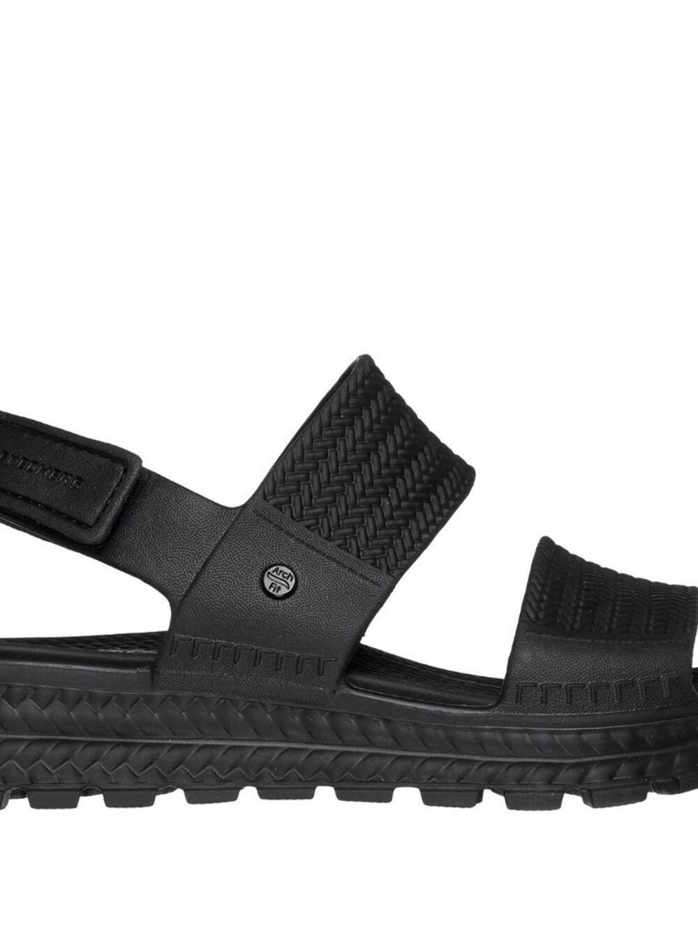 Skechers Foamies Arch Fit Footsteps Sunny Days Sandal Size 7 Black